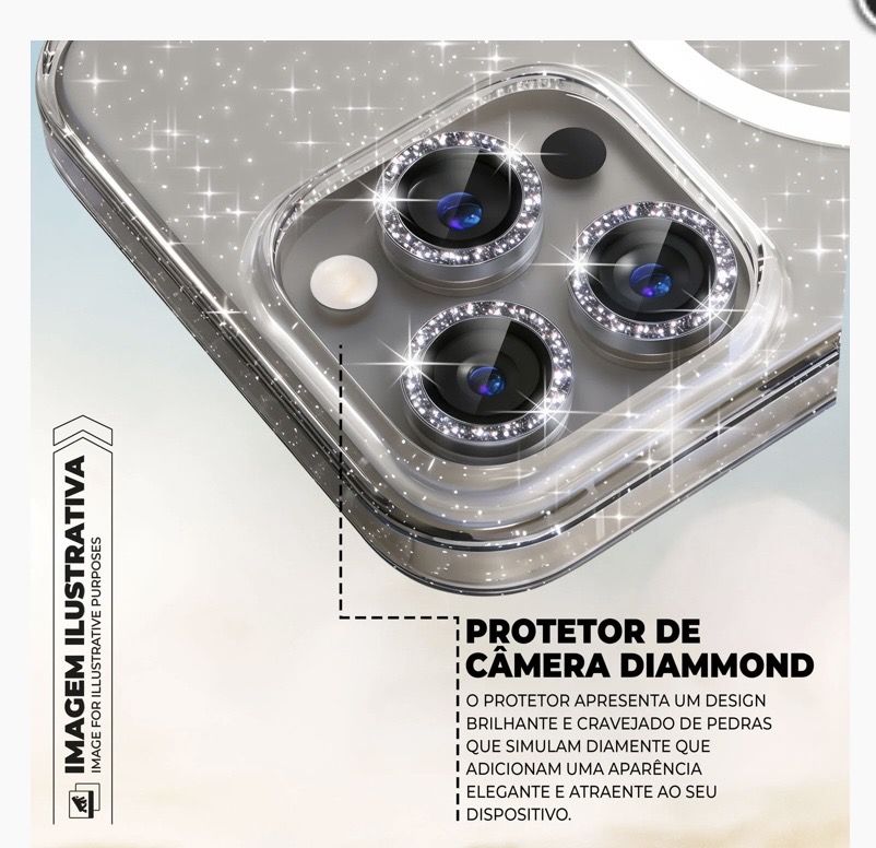 Capa para iPhone - MagSafe Glitter - Gshield - Imagem 7